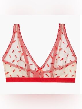 SAVAGE X FENTY Sheer Lips Bralette